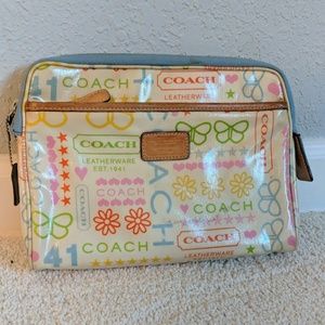 Coach makeup bag